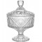 Bomboniere 18cm Com Pé Em Vidro Adely Crystal